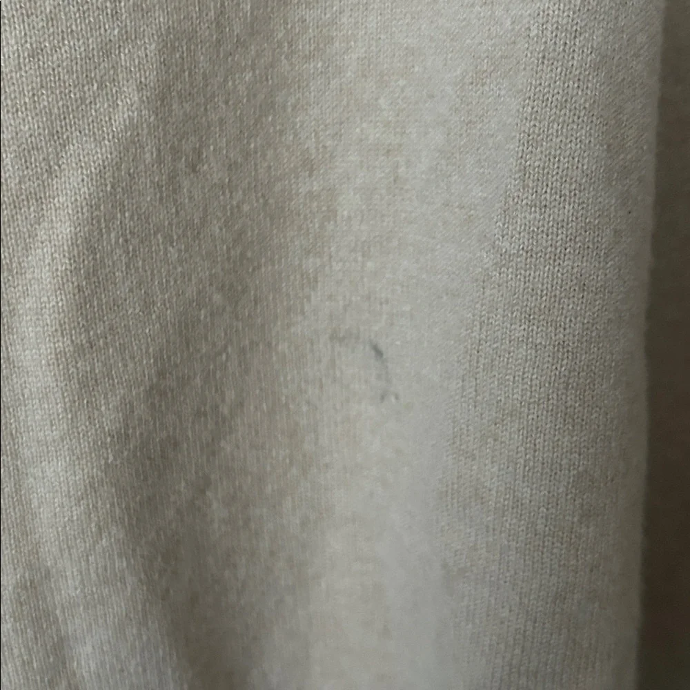 Peter Millar Luxurious Oat Beige 💯% Cashmere Sweater **Size L** 🌸🌸 - Picture 5 of 6